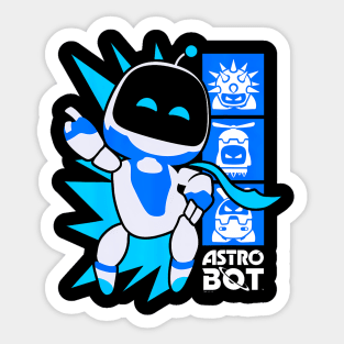 Ripple Junction X Astro Bot Rescue Mission Victory Pose Game Sticker
